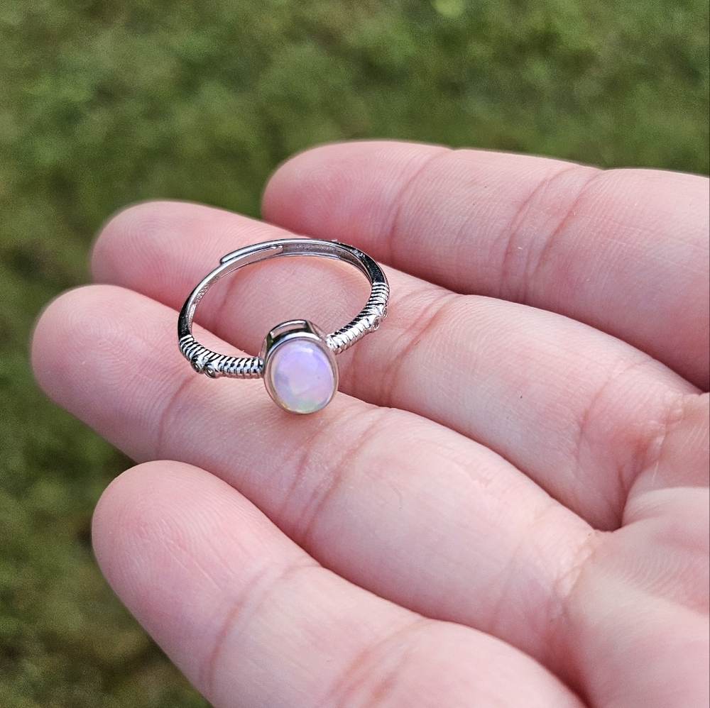 Opal Silver Ring 925 - image 5